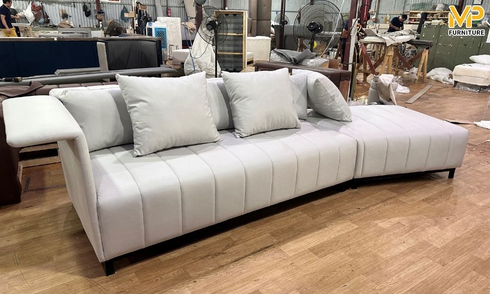 Sofa da màu trắng 