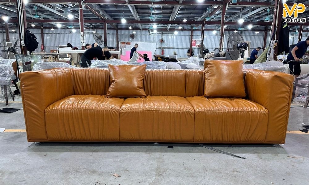 Sofa da nhăn 