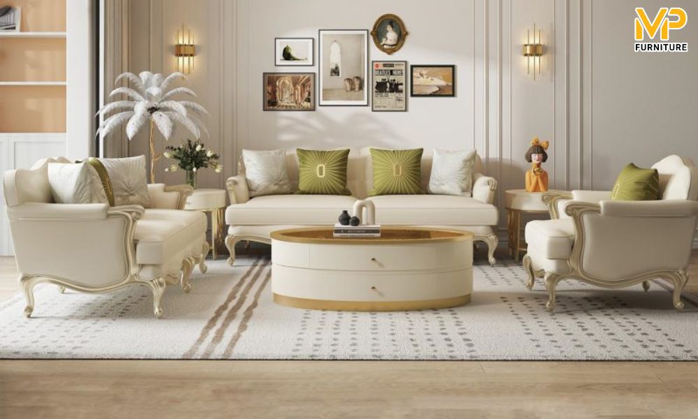 Ưu điểm của ghế sofa mạ vàng