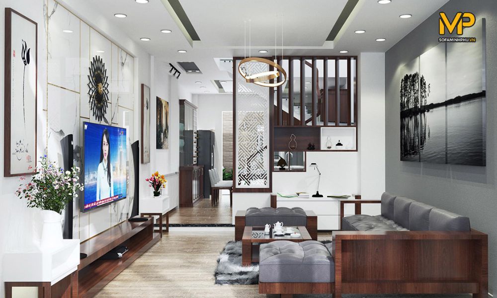 Sofa kết hợp hoàn hảo với đồ dùng nội thất