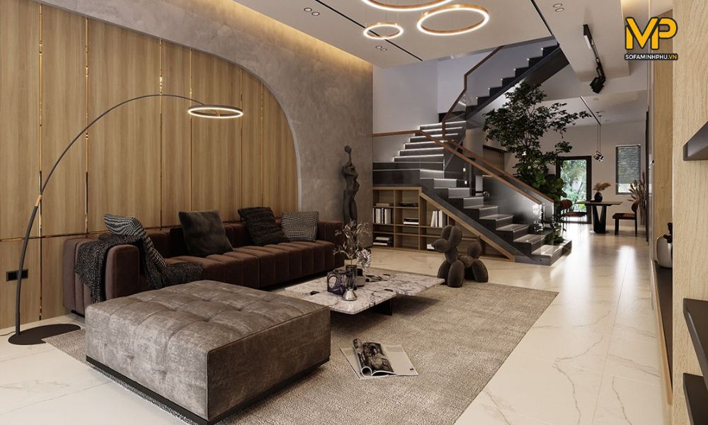 Kiểu dáng ghế sofa nhà ống ấn tượng 