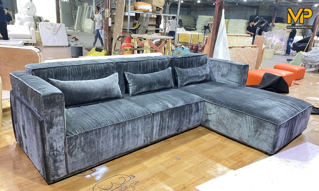 Sofa Minh Phú, sản xuất sofa góc theo yêu cầu