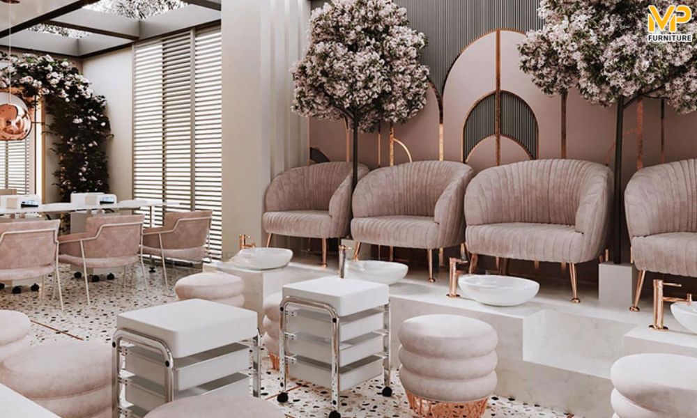 Sofa làm nail hiện đại