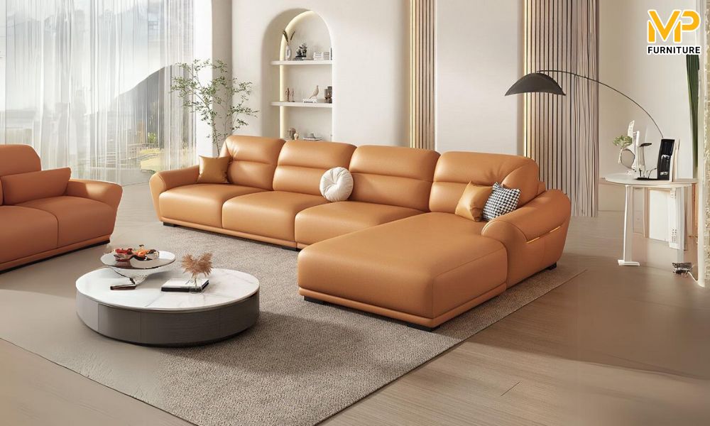 Lợi ích khi mua ghế sofa màu cam