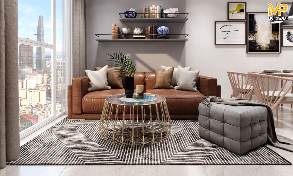 Sofa văng mini hiện đại 