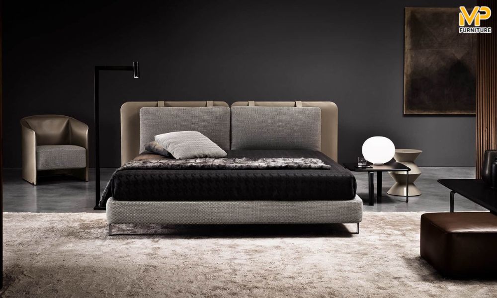 Giường nỉ Minotti