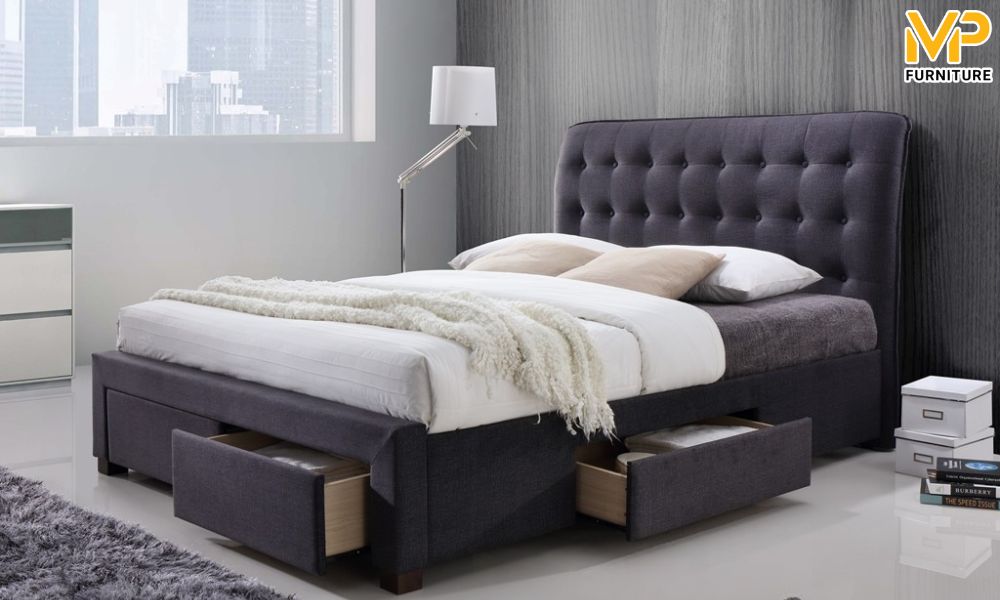 Giường ngủ gỗ ngăn kéo đẹp