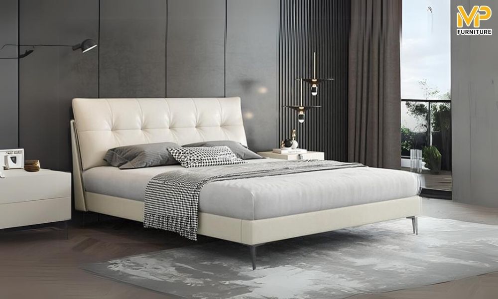 Giường ngủ bọc nệm hiện đại