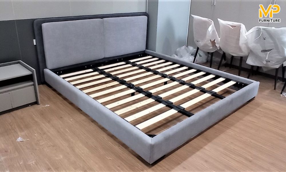 Giường ngủ hiện đại bọc nỉ