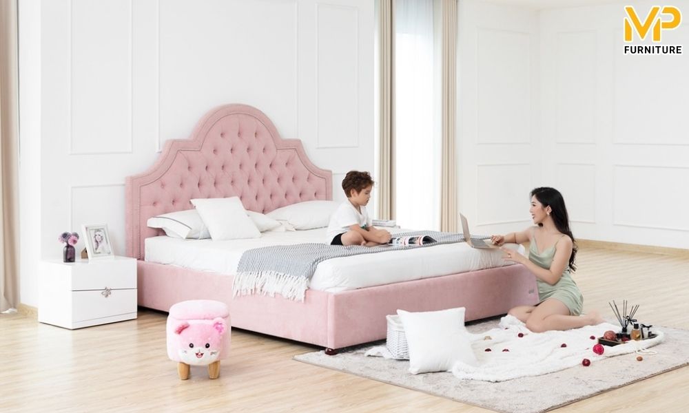 Giường ngủ công chúa cho bé