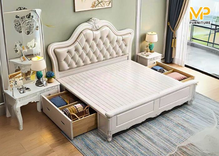 BST các mẫu giường có ngăn kéo đẹp được ưa thích nhất 2024