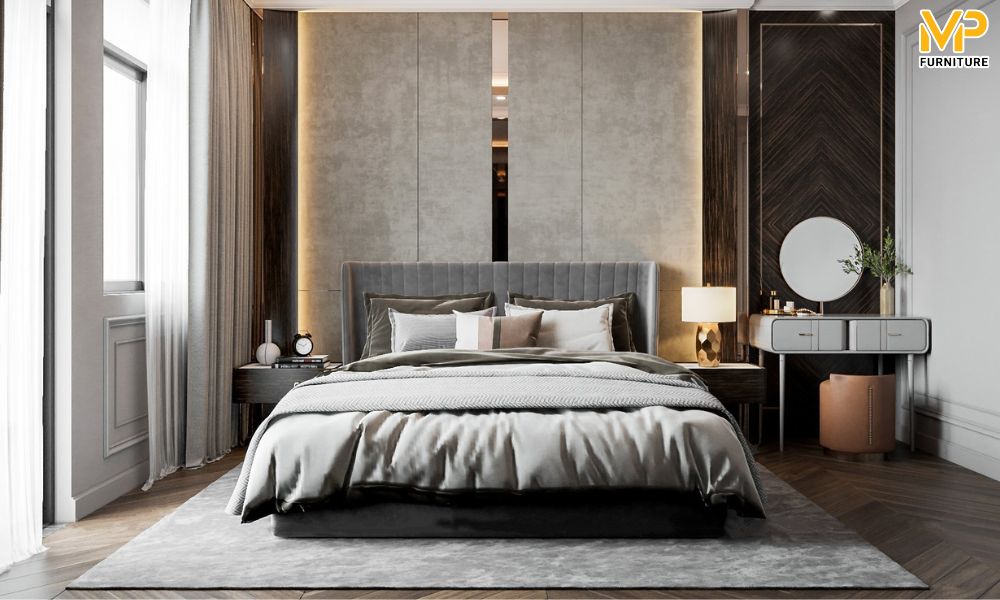 Giường ngủ đẹp đơn giản hiện đại