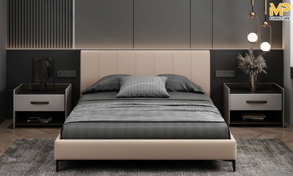 Giường ngủ gỗ dễ dàng vệ sinh