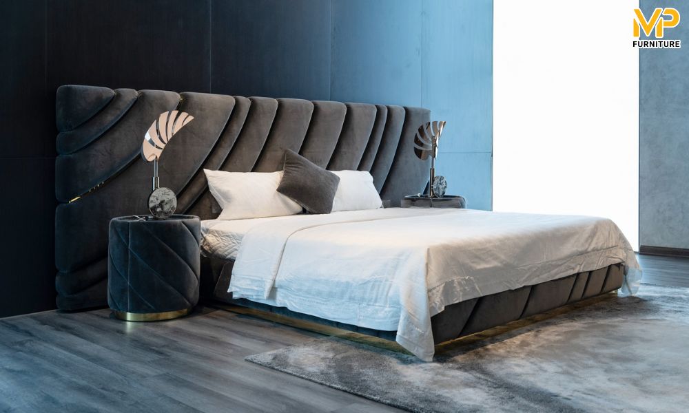 Giường hiện đại không gầm luxury