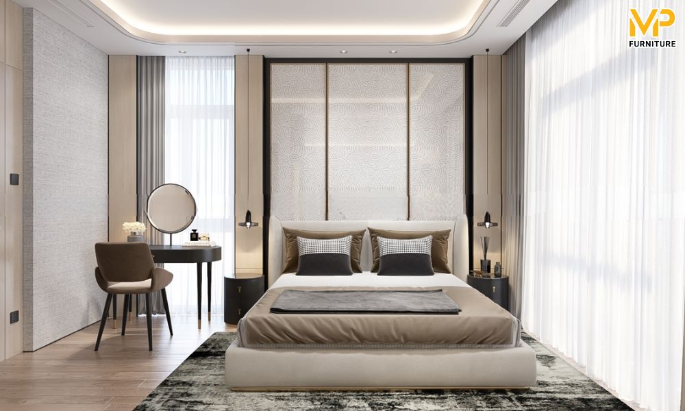 Giường ngủ không gầm tối giản