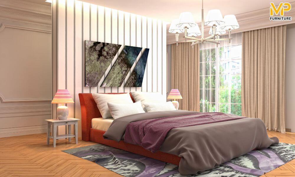 Hướng giường ngủ tính theo chân