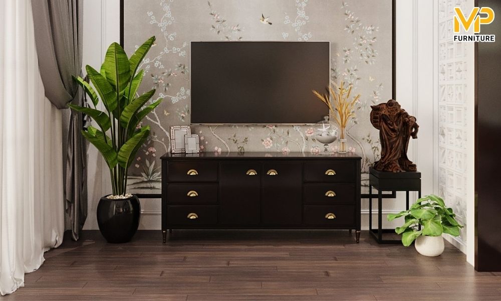 Kệ tivi indochine gỗ tự nhiên 