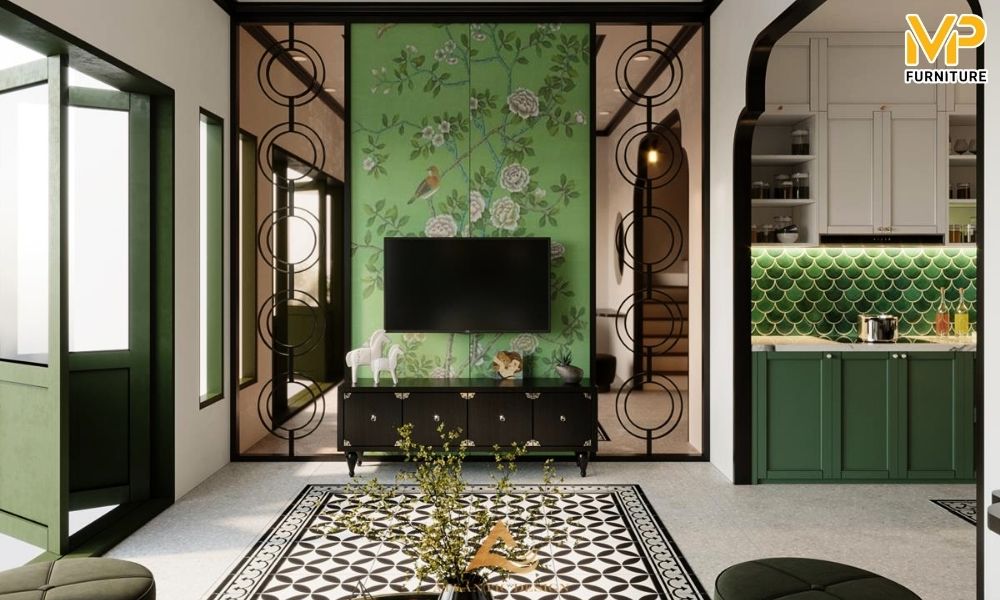 Sản xuất kệ tivi Indochine chất lượng