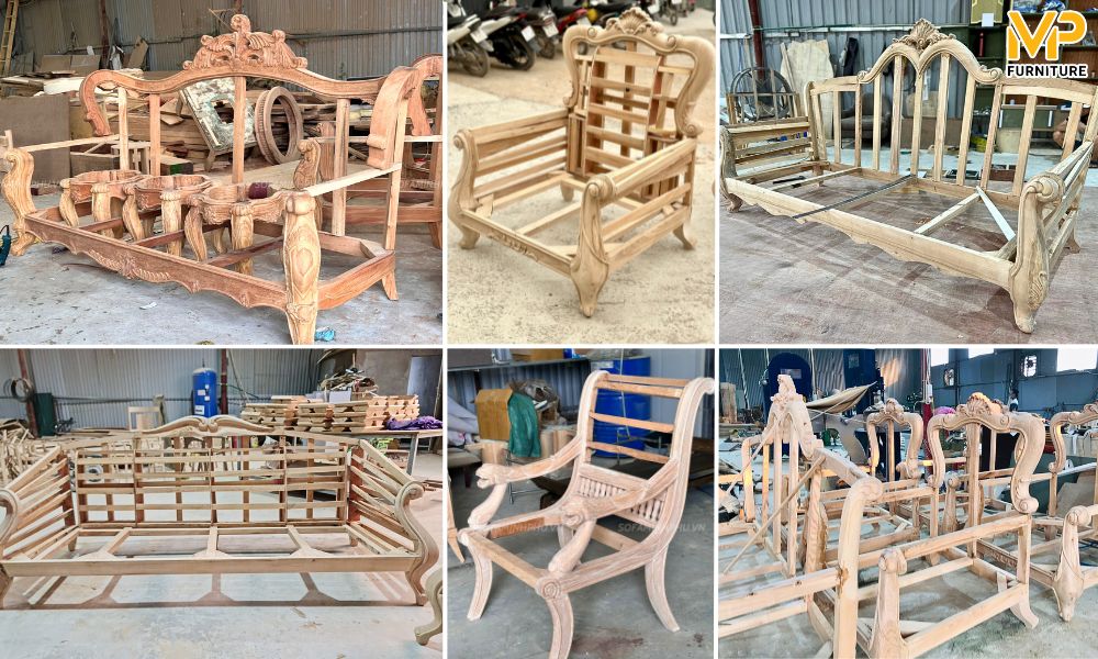 Khung ghế sofa chất lượng, đa dạng