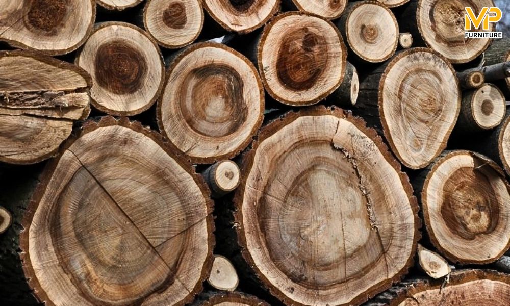 Gỗ óc chó làm khung giường 