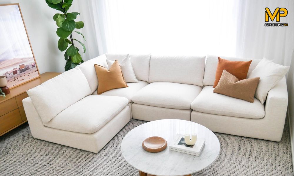 Nệm ghế sofa vải 