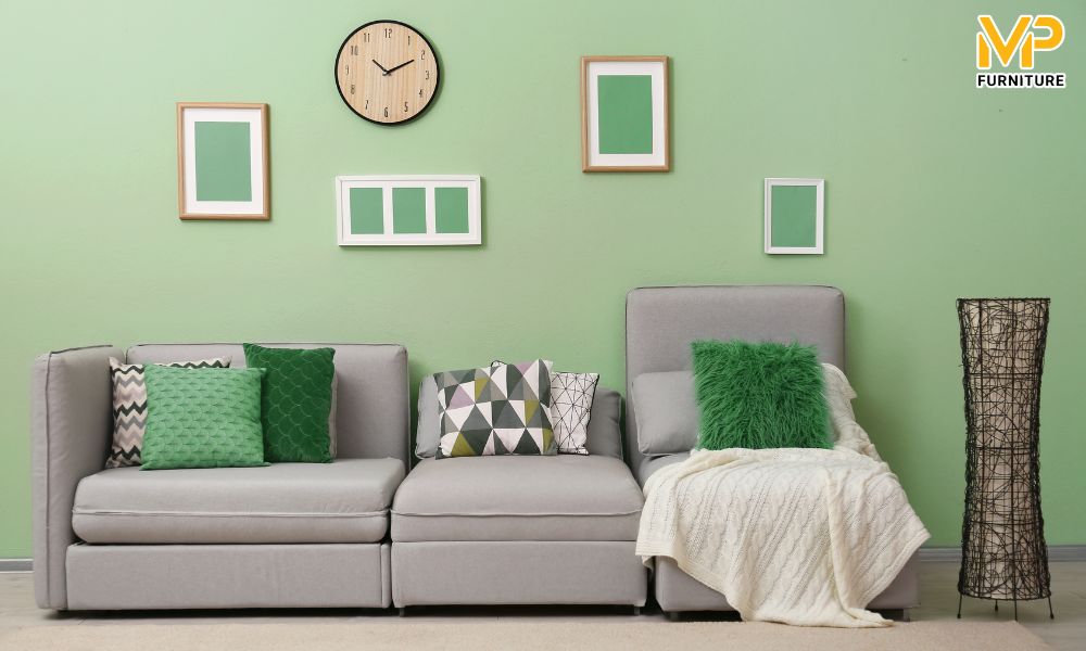 Trang trí thêm phụ kiện cho sofa