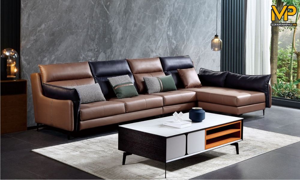 Ghế sofa da bò đẹp 