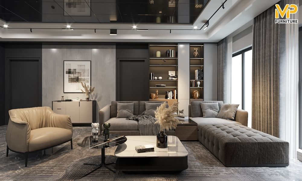 Ghế sofa góc lớn cho chung cư  Shunshine Ciputra