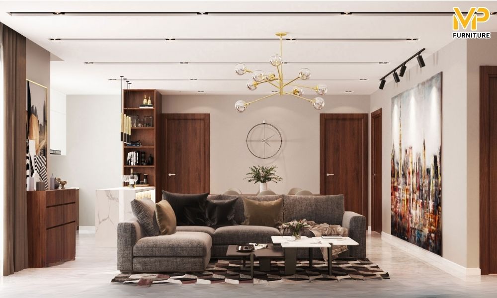 Sofa góc nhỏ gọn cho Sunshine Ciputra