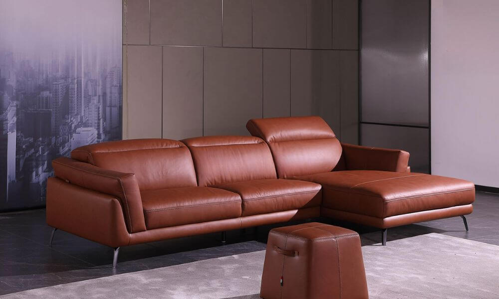 Sofa da bò thật sang trọng