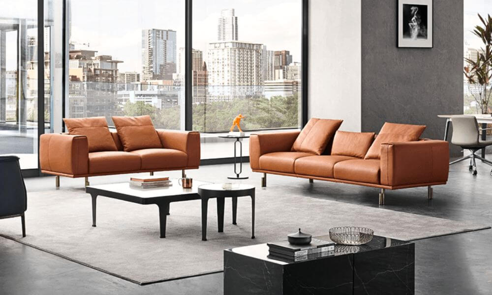 Sofa da bò đẹp cao cấp