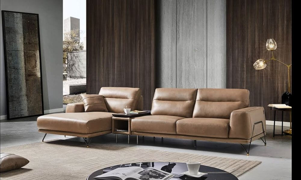 Mẫu sofa da bò Ý chất lượng