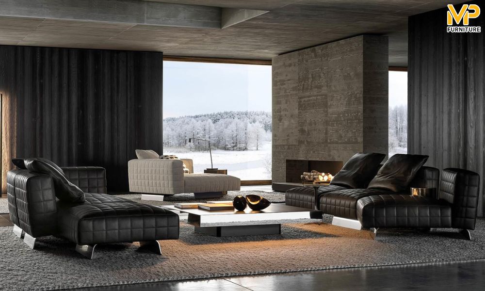 Sofa màu đen 