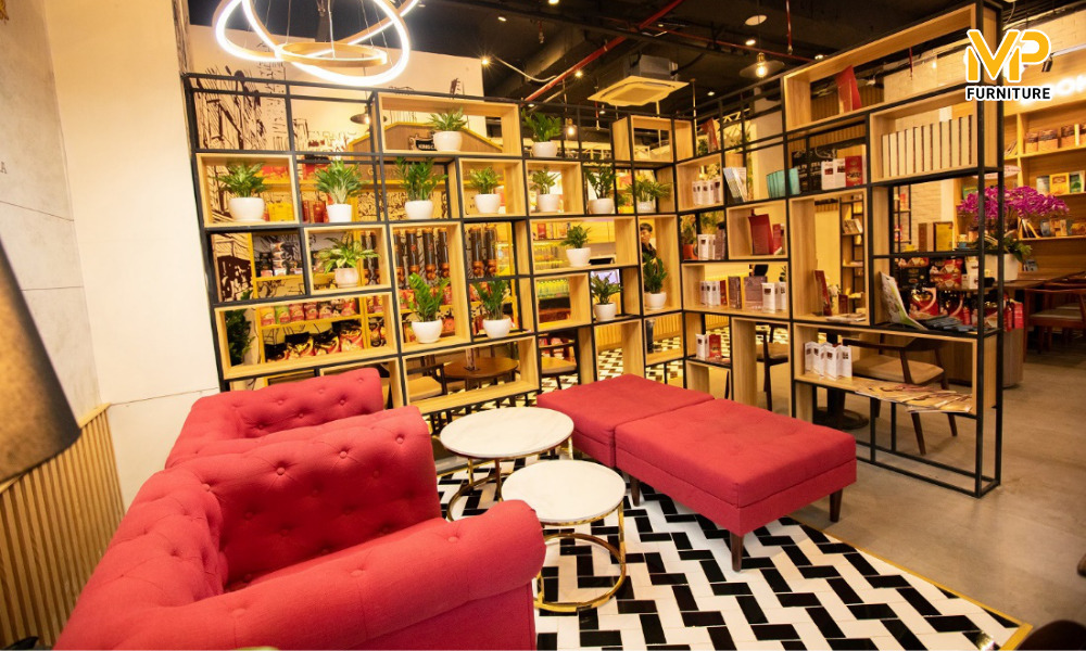 Cafe sách phù hợp với những chiếc sofa mềm mại