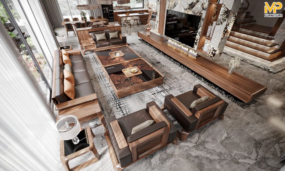 Sofa gỗ óc cho nguyên khối
