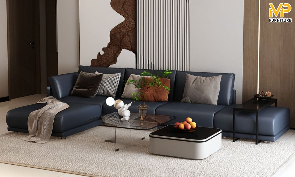 Sofa khung sắt chữ L 