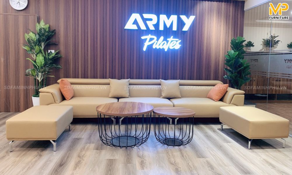 Sofa màu be hiện đại