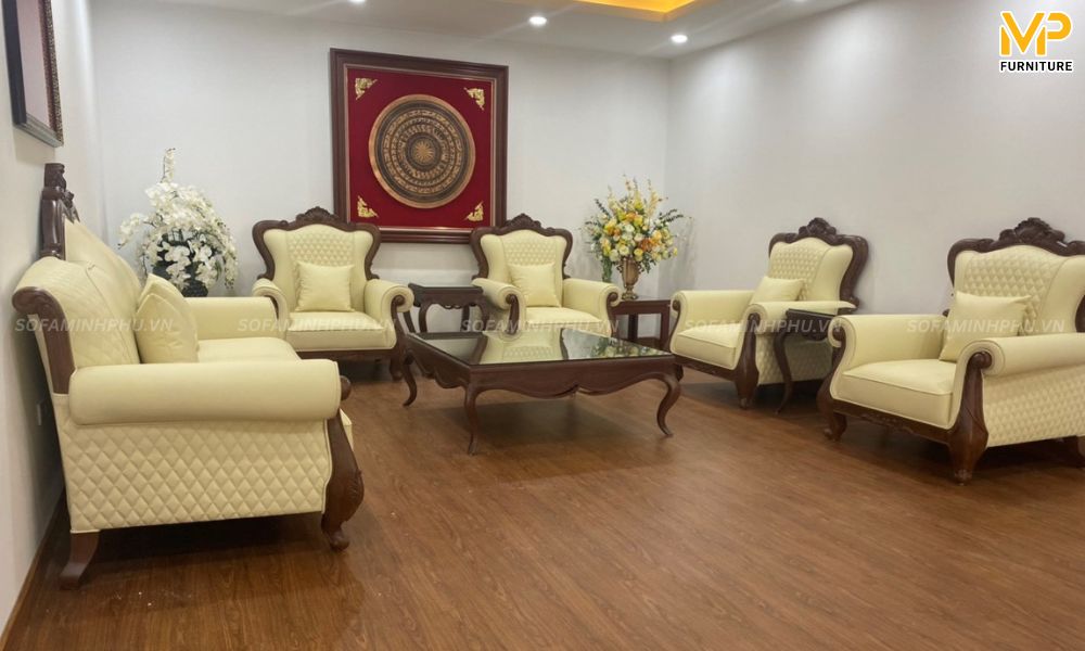 Sản xuất sofa màu be