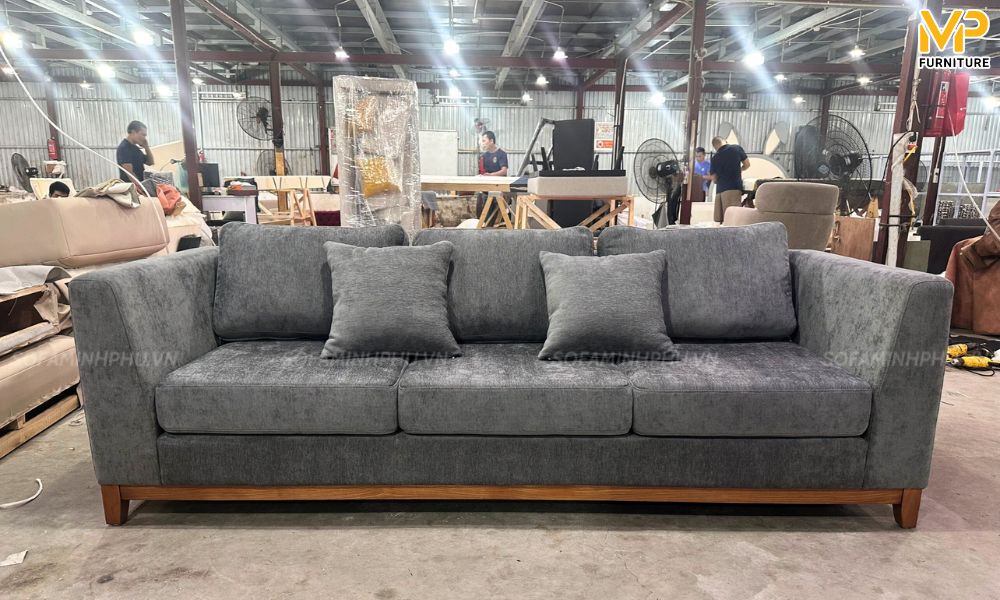 Sofa màu ghi cho mệnh Mộc