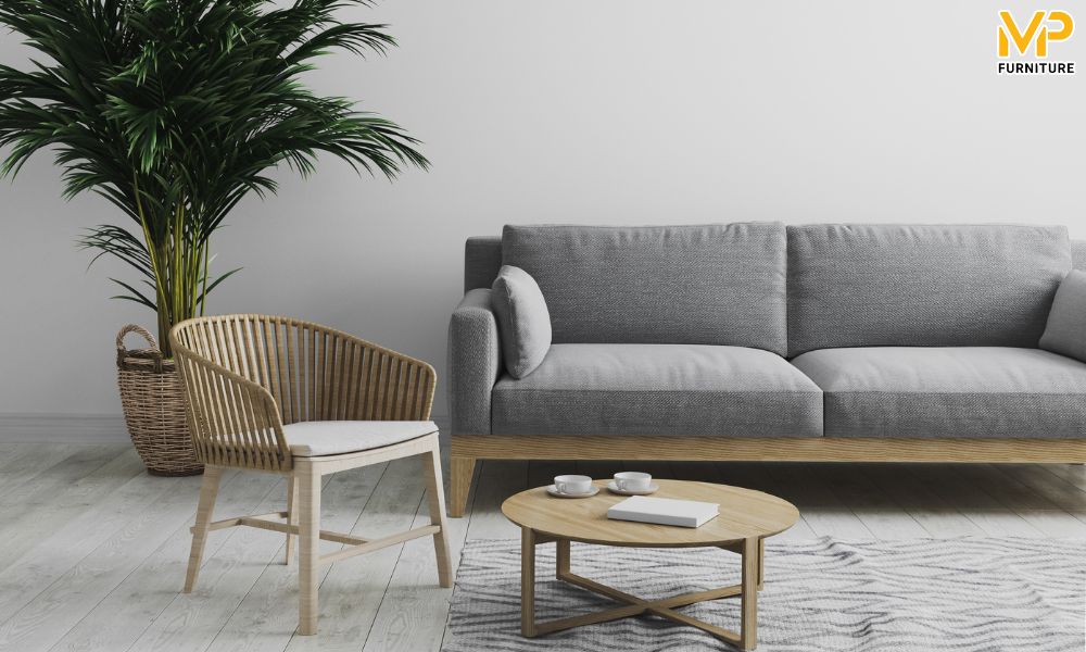 Sofa màu ghi cho người mệnh hỏa