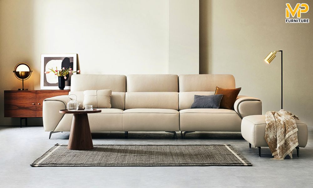 Sofa màu kem hiện đại