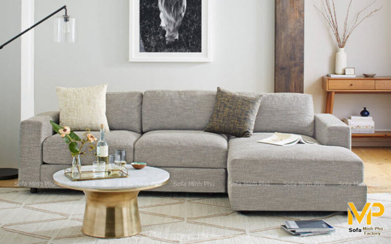 Các mẫu ghế sofa nỉ cho phòng khách được bán tại Sofa Minh Phú