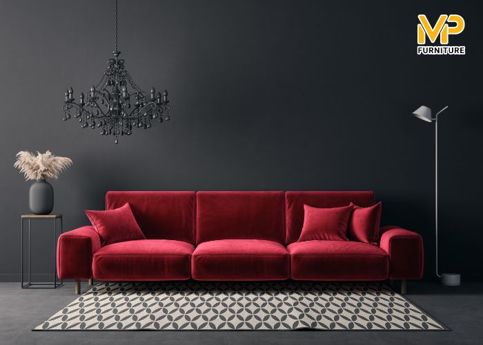 Sofa nỉ nhung, vẻ đẹp của sự sang trọng