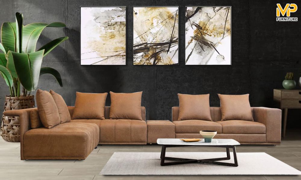 Sofa phong cách Ý bọc da
