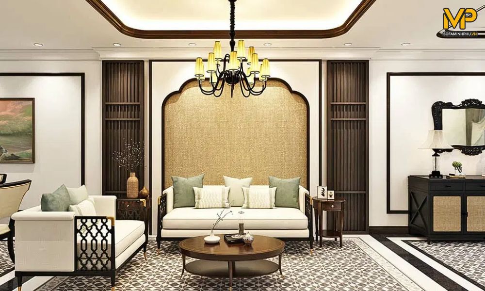 Sofa phong cách Đông Dương 
