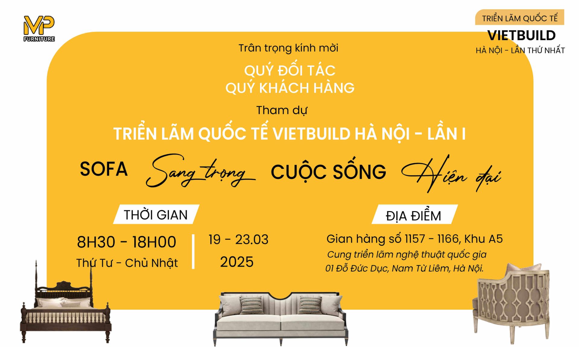 Thư mời triển lãm Vietbuild 2025