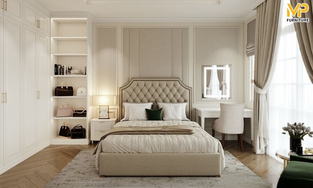 Ốp đầu giường tân cổ điển