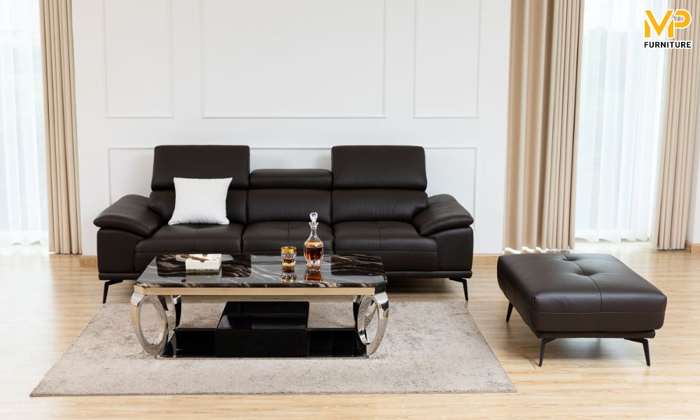Sử dụng sofa da thật đúng cách