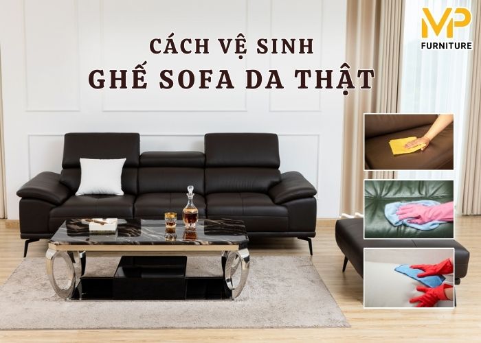 Bí quyết vệ sinh sofa da thật chính xác, hiệu quả đến từ chuyên gia