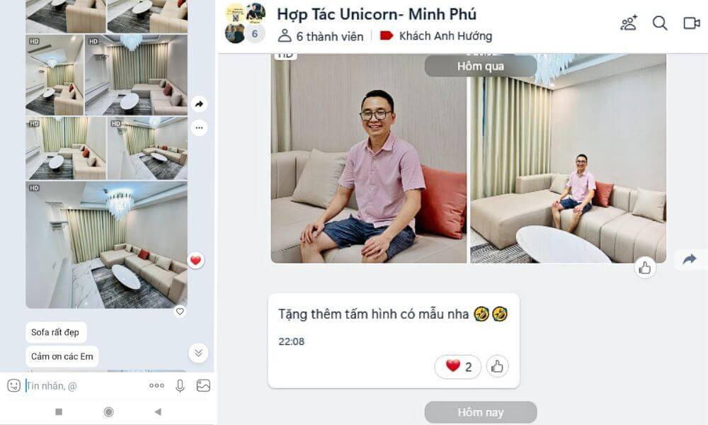 Phản hồi khách hàng về sản phẩm